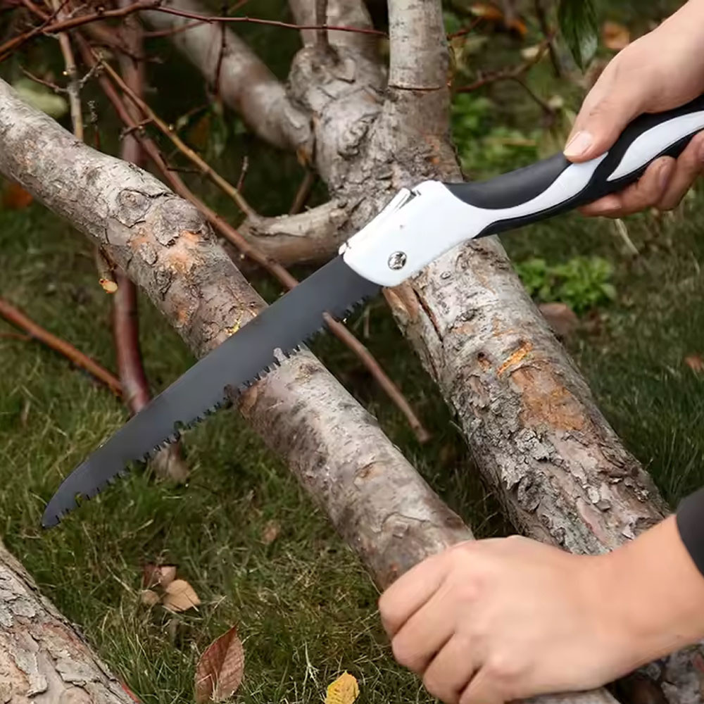 Складная пила садовая с ручкой 53см / Ручная пилка для сада / Туристическая пила по дереву / Ножовка садовая Киев - изображение 5