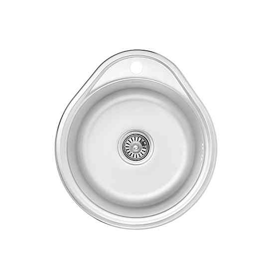 Кухонная мойка  с нержавеющей стали Kroner KRP Satin - 48х43 (0.8 мм) Киев