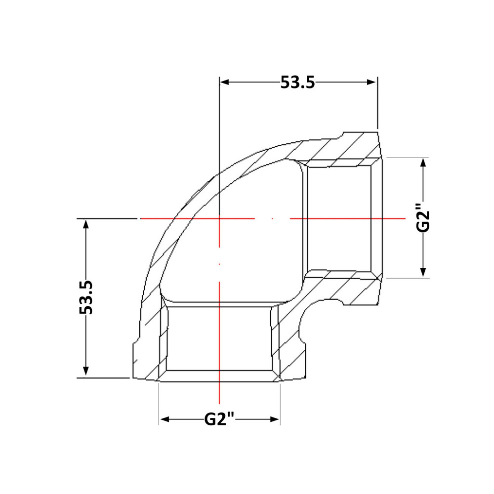Угол чугунный 2