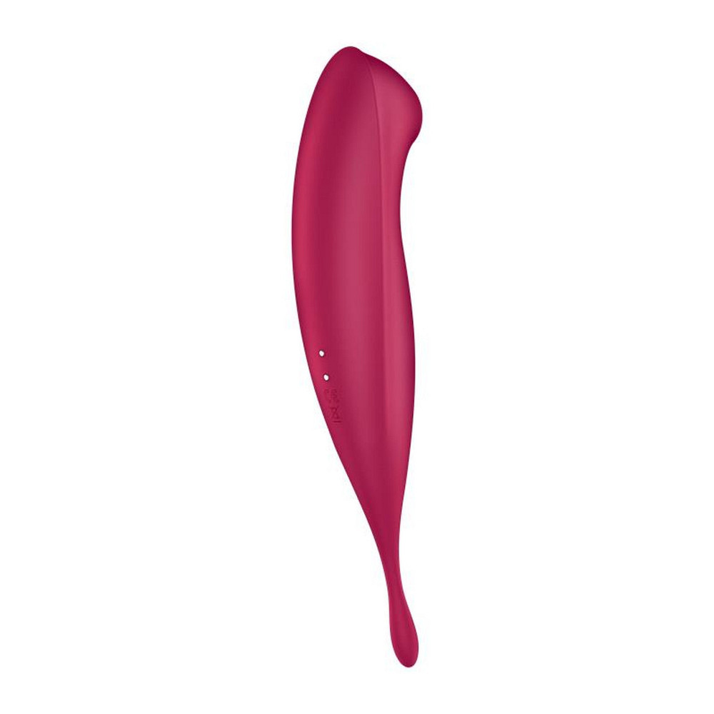 Вибратор с волновой стимуляцией Satisfyer Twirling Pro+ с приложением, красный Sex Aura Киев - изображение 4