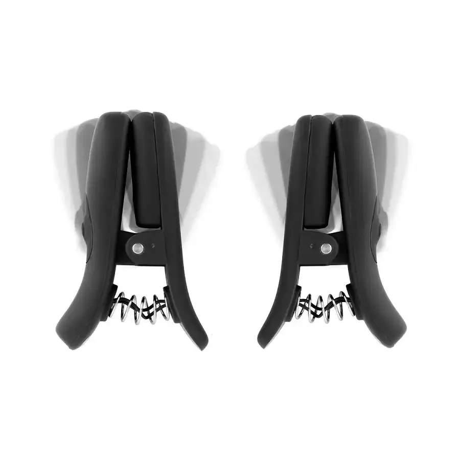 Зажимы для сосков с вибрацией Bedroom Fantasies Vibrating Nipple Clamps - Black Львов - изображение 1