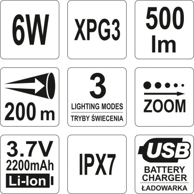 Ліхтар Yato YT-08568 Вінниця - фото 7