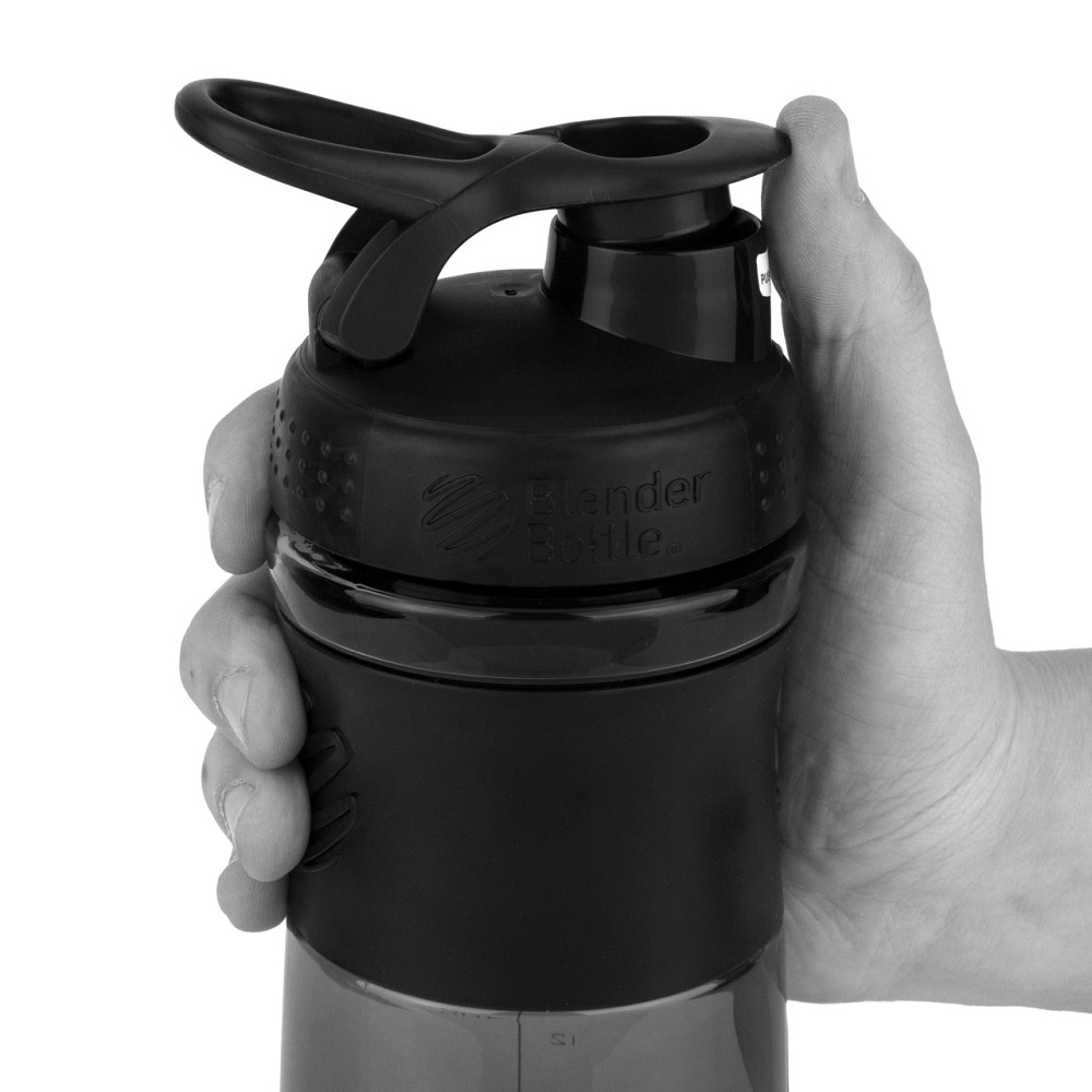 Шейкер спортивний (пляшка) BlenderBottle SportMixer Flip 28oz/820ml Black Луцк - изображение 4