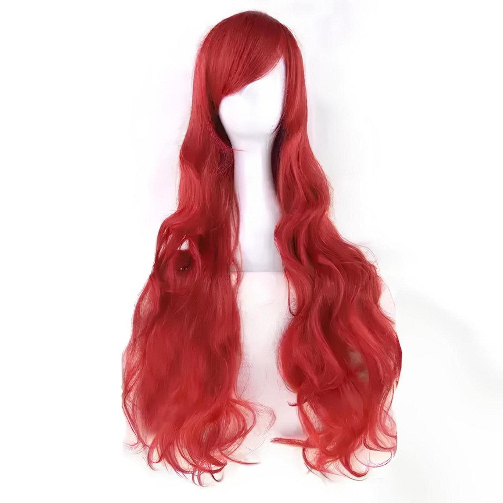 Длинные парики RESTEQ - 80см, Темно-красные, красные волнистые волосы, косплей, аниме Киев - изображение 2