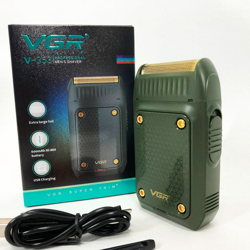 Мужская водонепроницаемая аккумуляторная бритва VGR, Электробритва для мужчин, Бритва для сухого бритья IS-49 Львов - изображение 3