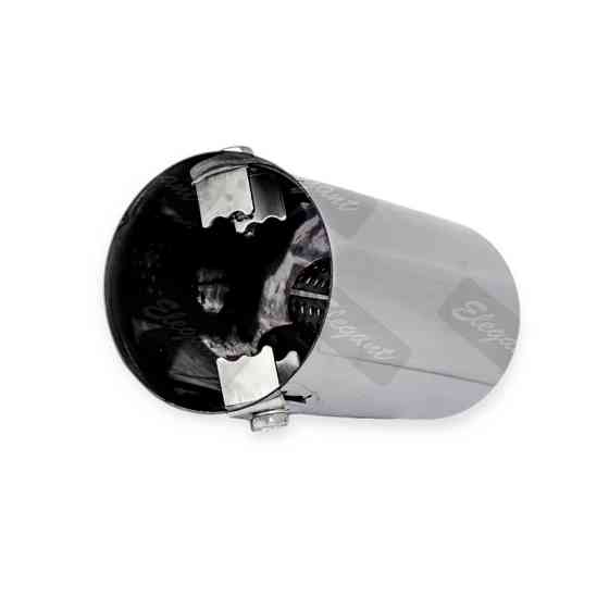 Насадка глушник хром d 63мм, l 150мм, зовнішні 63мм (0509) Мукачево