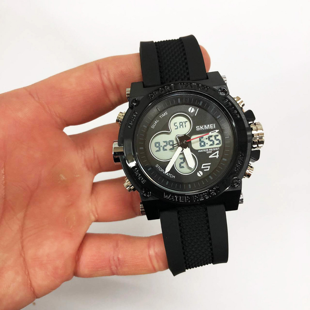 Часы спортивные армейские SKMEI 2065BKWT, Часы армейские для зсу Специальные для армии UX-45 Львов - изображение 7