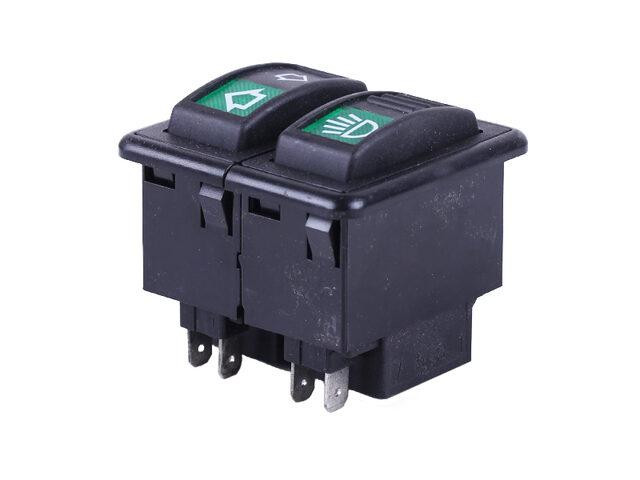 Кнопка перемикання поворотів Фотон 244, ДТЗ 244, Джинма244/264 Мукачево - фото 1