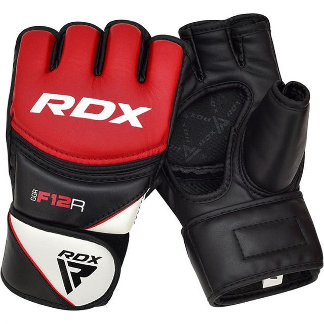 Рукавиці для ММА RDX F12 GGRF Red M (капа в комплекті) Кам'янське - фото 4