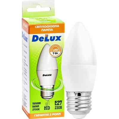 Лампочка Delux BL37B 7Вт 2700K 220В E27 (90004071) Вінниця