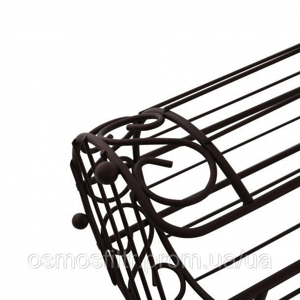 Тримач для туалетного паперу Axentia Ностальджі порошкова фарба коричневий Ø 15 Н 57 см (282082) Київ - фото 5