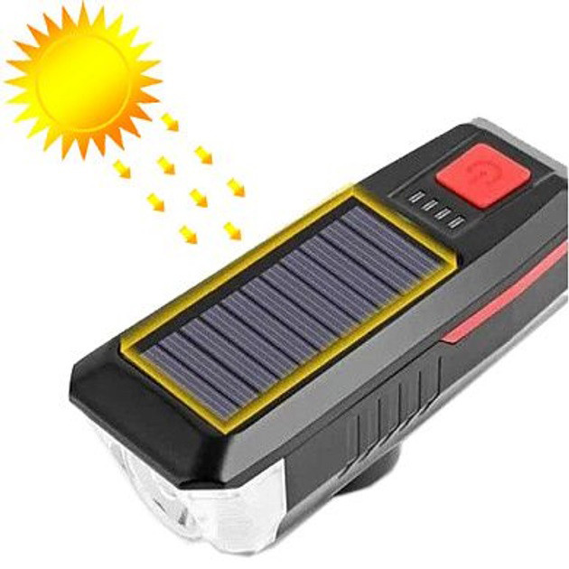 Ліхтар із захистом від вологи для вулиці, Потужний ліхтар для велосипеда з Li-Ion батареєю ZO-41 Львів - фото 2