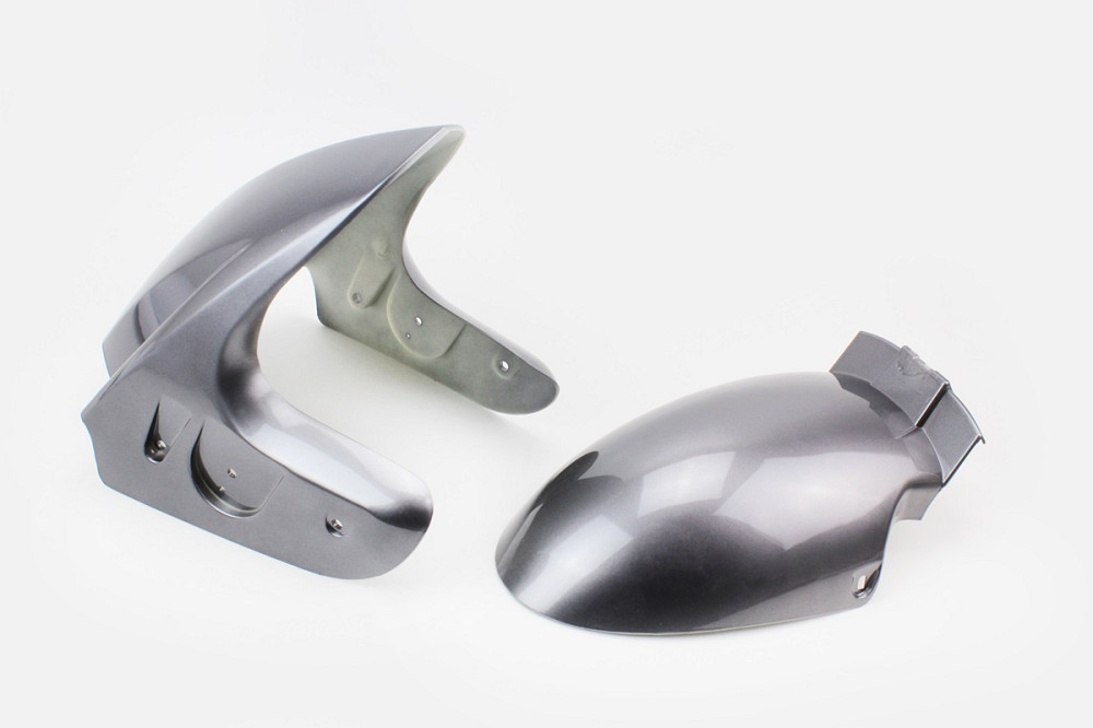 пластик - крило переднє к-кт 2шт (дві частини) Storm New, СІРИЙ Київ - фото 1