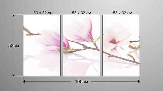 Модульна картина Квіти Art-20_3А Київ