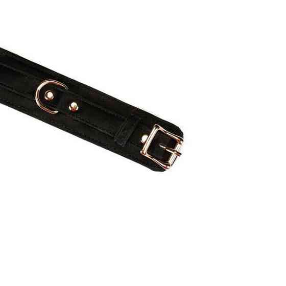 Поножі Liebe Seele Boudoir Amor Ankle Cuffs Black, знімний з’єднувальний ланцюжок Sex Aura Київ