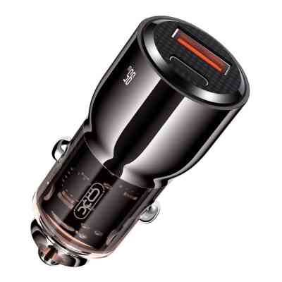 Зарядное устройство XO CC58 USB-C PD65W + USB-A 30W Gray (CC58_Tarnish) Винница