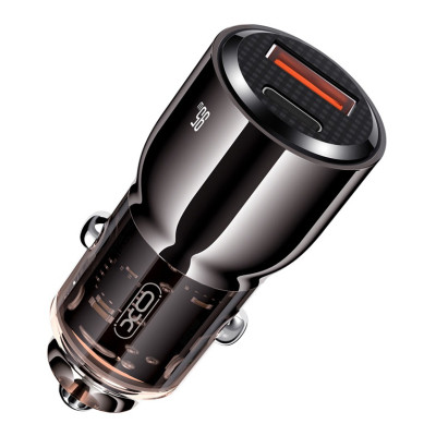 Зарядное устройство XO CC58 USB-C PD65W + USB-A 30W Gray (CC58_Tarnish) Винница - изображение 1