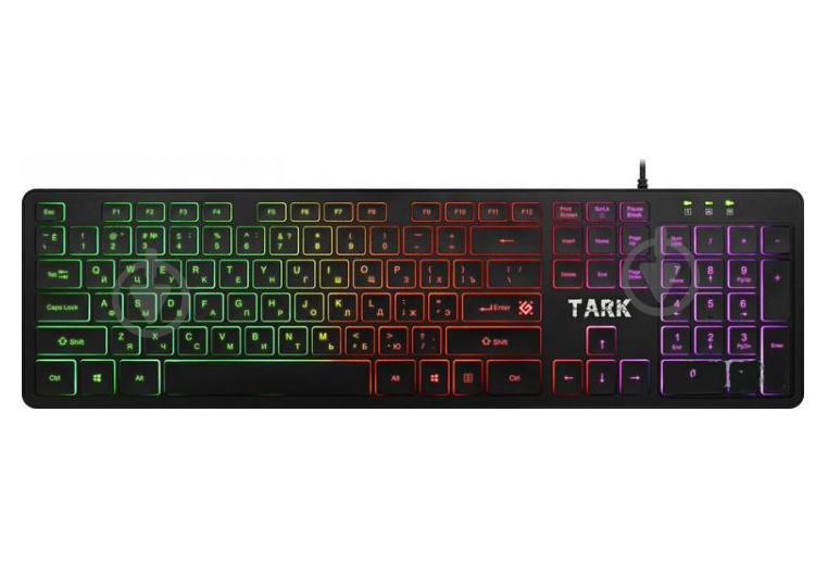 Комплект клавиатура и мышь (проводной) Defender Tark C-779 UKR RGB-подсветка Винница - изображение 3
