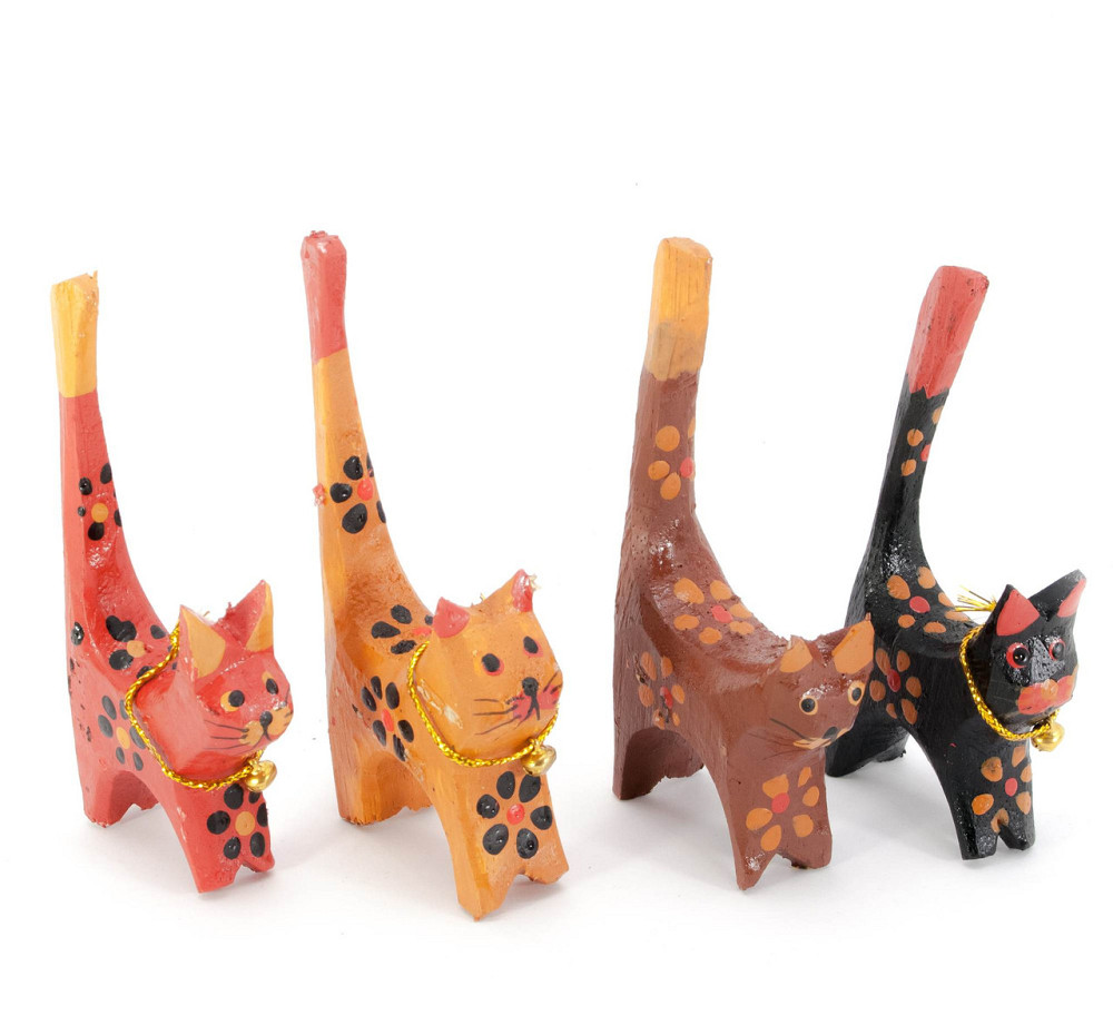 Статуетка Кішка набір 4 шт Київ - фото 1