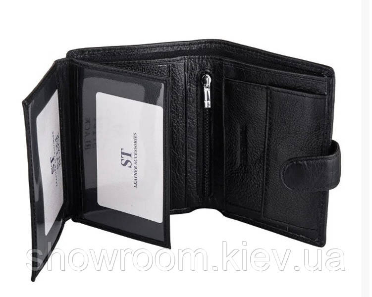 Чоловіче шкіряне портмоне на застібці (1241) Київ - фото 5