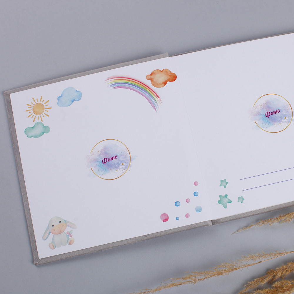 Дитячий альбом у велюровій обкладинці  fotobook-0005 Тернополь - изображение 4