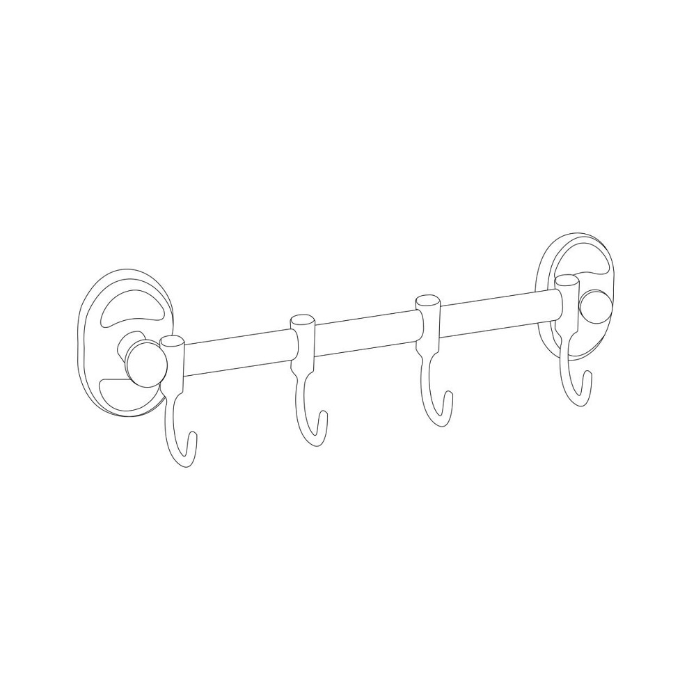 Тримач Lidz Oreo 0804 4 гачка LDORE0804CRM22175 Chrome Київ - фото 12