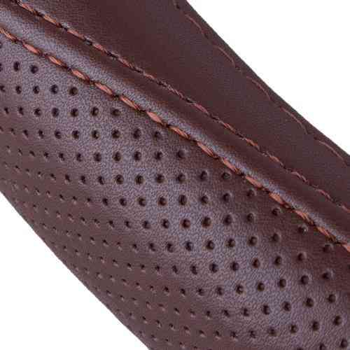 Чохол на кермо VLOD-LF2161 BR M коричневий шкіра один шов flat Харків