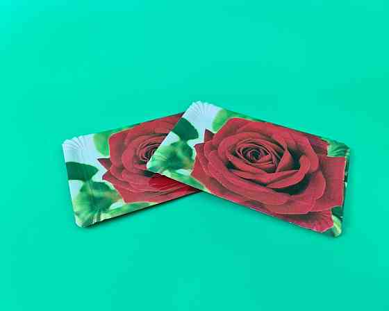 Тарелки праздничные бумажные 15* 22см