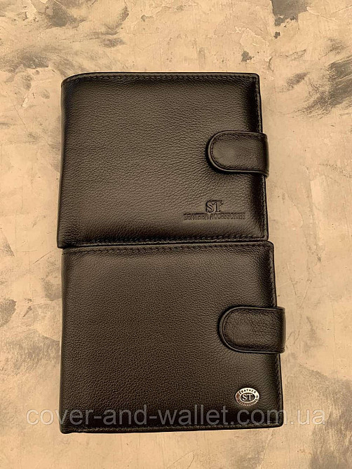 Кошелек мужской кожаный на много карточек ST 138 Leather Киев - изображение 10