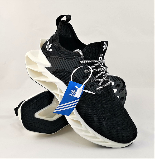 Кроссовки Мужские Adidas Springblade Чёрные с Амортизацией Адидас (размеры: 44,45) Видео Обзор Днепр - изображение 2