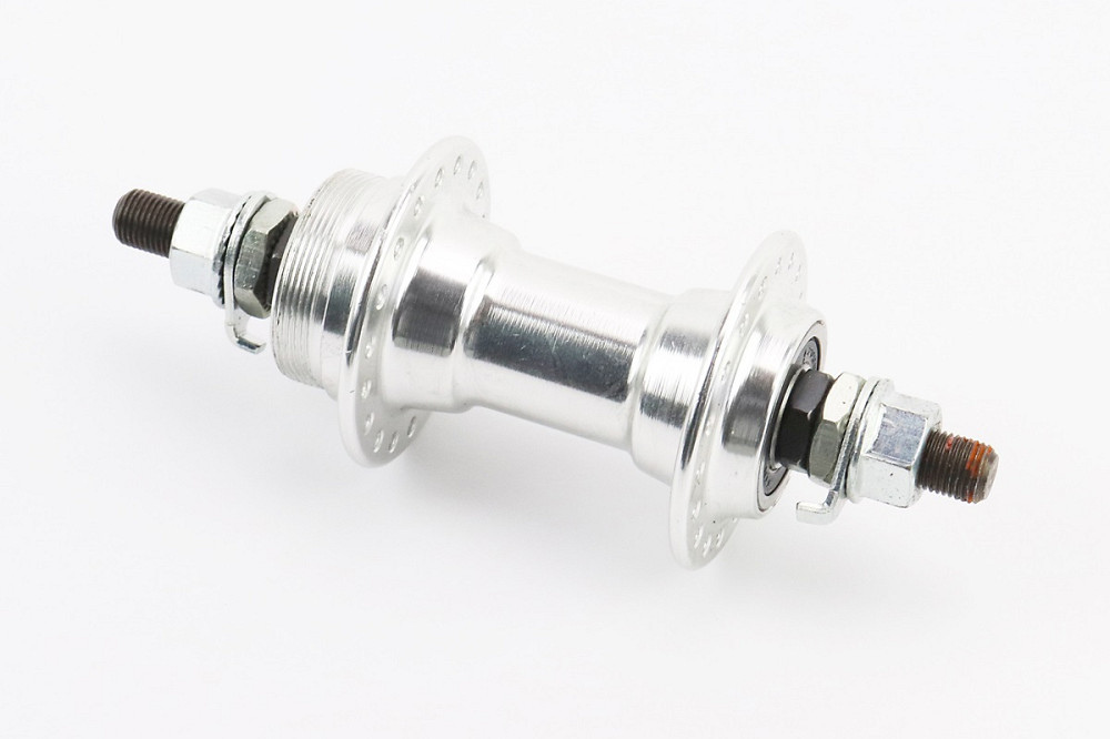 Втулка передня MTB алюмінієва 14Gx36H, Disk-brake (різьба), 2 пром-підшипники 6200 2RS, кріпл. гайка, FB-A209B Київ - фото 1