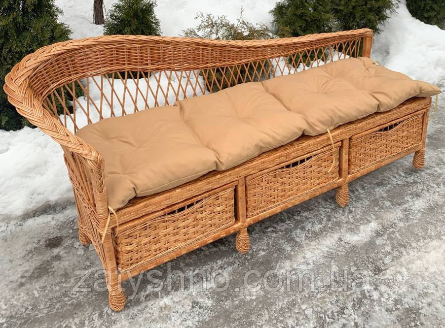 Кушетка плетеная из лозы Киев - изображение 7