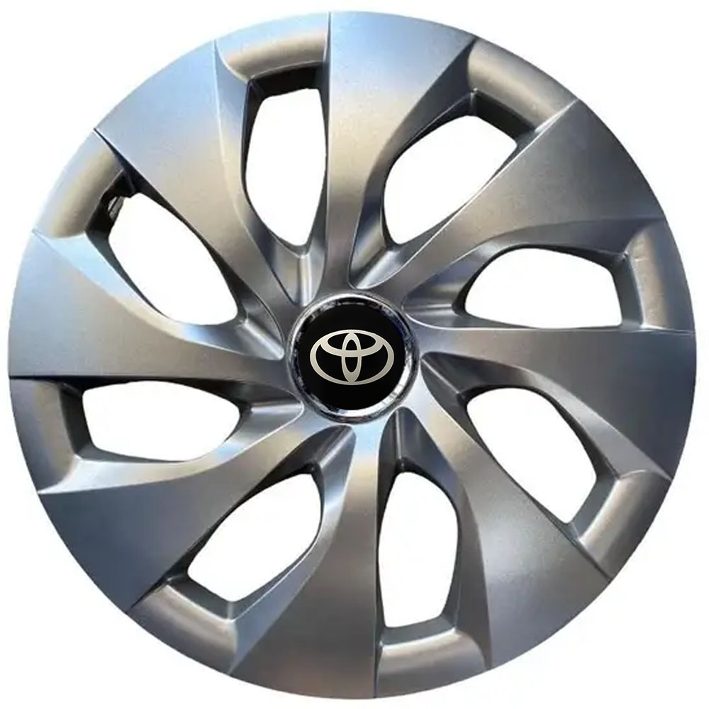 Автомобильные модельные колпаки R16 Toyota 416 4шт, SJS, серебряные Киев - изображение 1