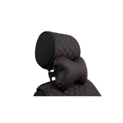 Подушка EVAtech ECO 27х16 см чорна з червоною ниткою (SPCRBR) Вінниця