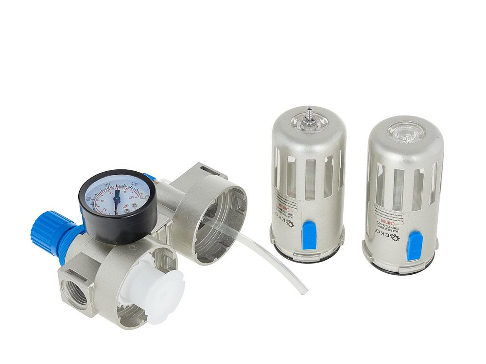 Блок підготовки повітря 1/2" "GeKo" для комресора (4 в 1) Київ - фото 3