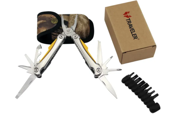 Мультитул Traveler A803 Жёлтый с насадками Днепр