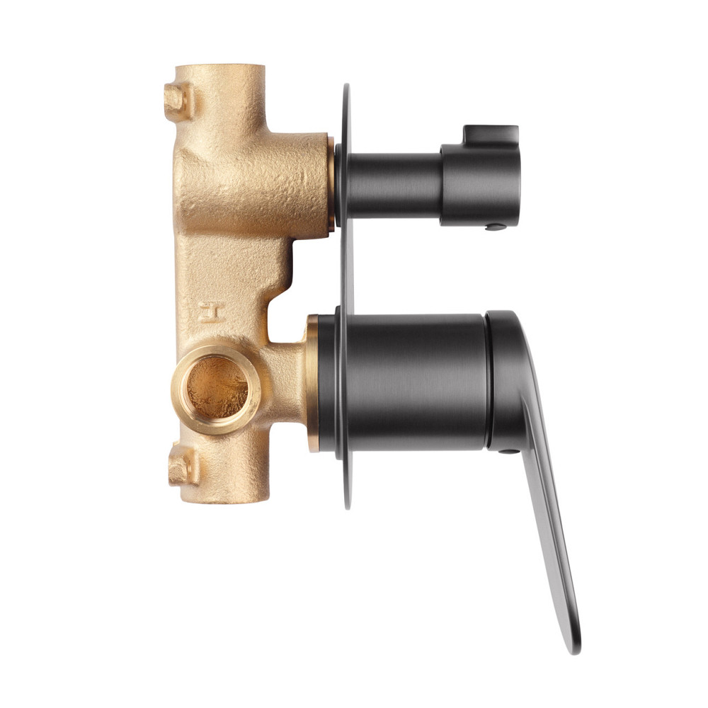 Смеситель скрытого монтажа для душа Kroner Element 211337-5301 графит Киев - изображение 3