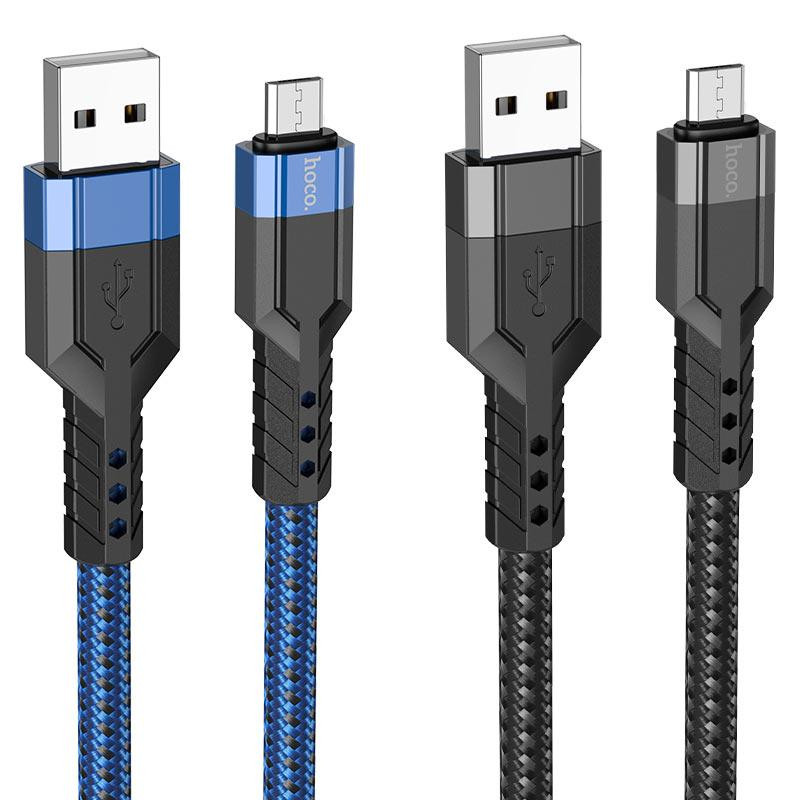 Кабель HOCO U110 USB - Micro, 1.2м, черный Киев - изображение 3