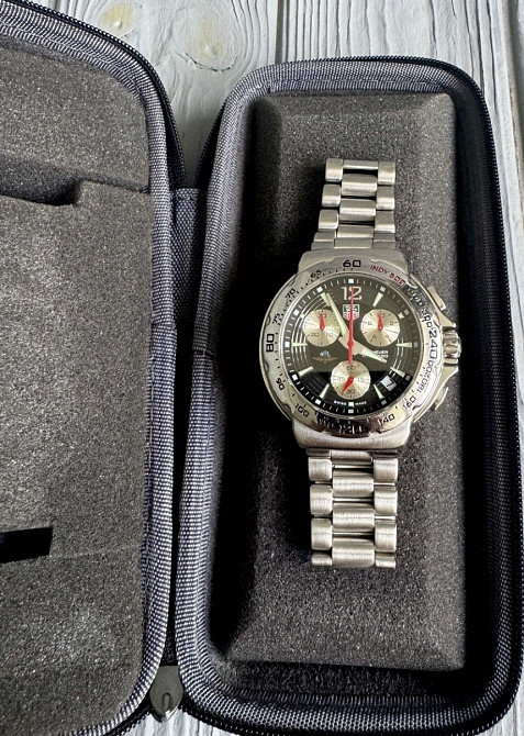 Мужские Часы TAG Heuer Formula 1 Chronograph black silver. Киев - изображение 6