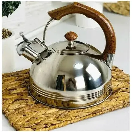 Чайник Зі Свистком 3.5 Лтр для всіх видів плит, турбо-індукційне дно, м'яка зручна ручка Одеса - фото 3