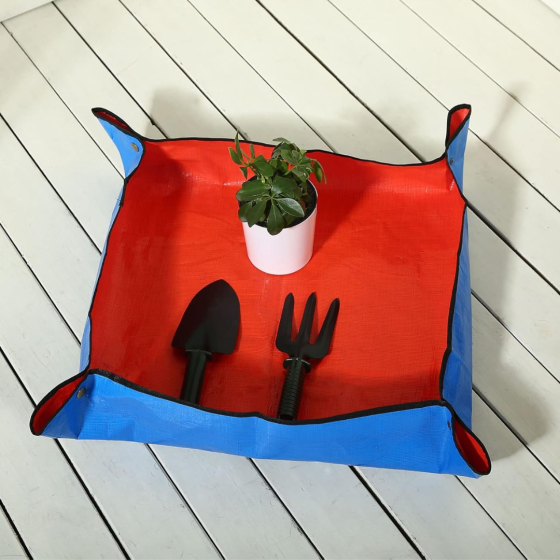 Портативний садовий килимок для пересадки | Водонепроникний складаний килимок для сукулентів, помаранчевий Кам'янець-Подільський