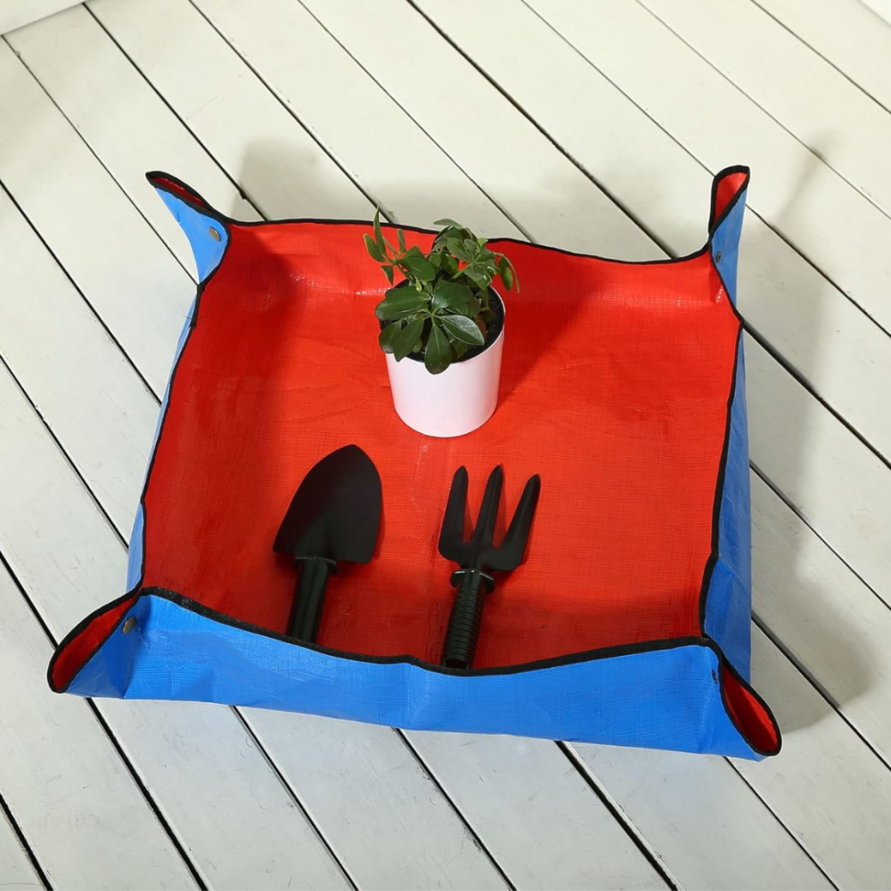 Портативный садовый коврик для пересадки | Водонепроницаемый складной коврик для суккулентов, оранжевый Каменец-Подольский - изображение 1