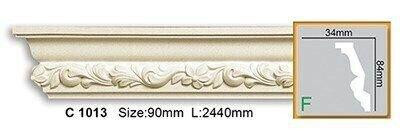 Карниз полиуретановый с орнаментом Gaudi Decor C 1013 Flexi Днепр - изображение 1