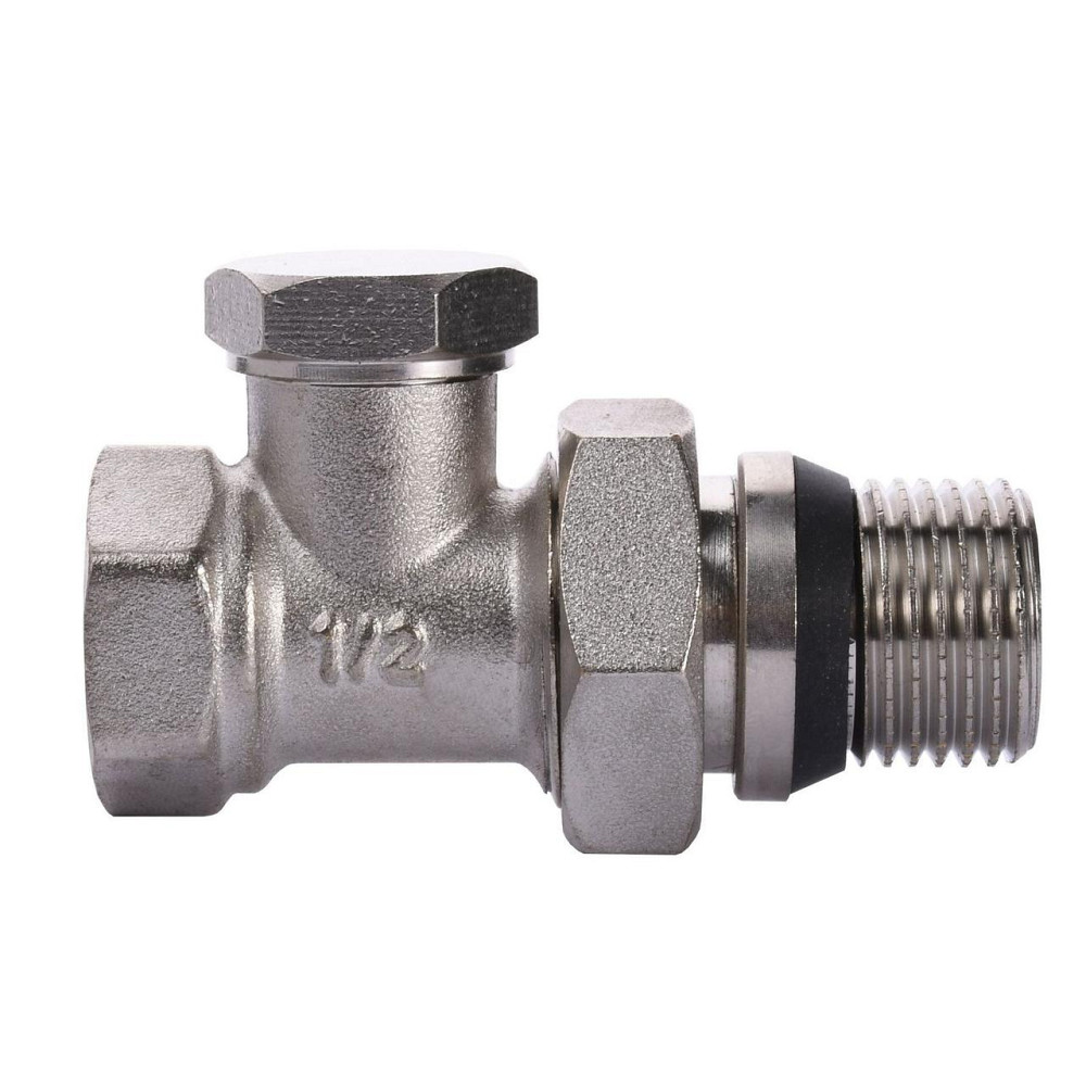 Кран радиаторный прямой ECO Technology ECO5108 1/2 ″под ключ с уплотнителем (000016161) Киев - изображение 1