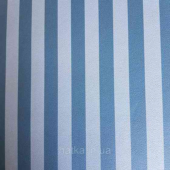 Обои виниловые на флизелине 0.53х10.05 Rasch Textil Petite Fleur 5 полосы темно синие серо синие Киев