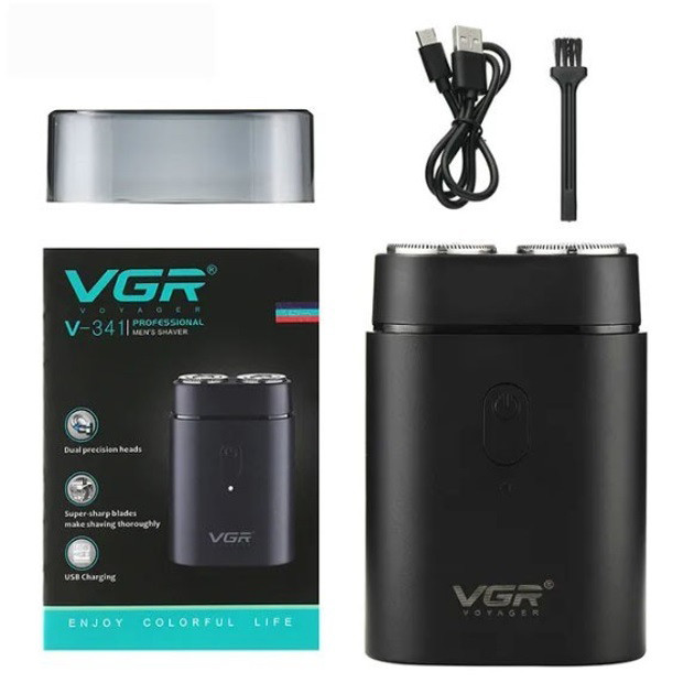 Электробритва для густой бороды VGR V-341, Электрическая бритва для стрижки с влагозащитой JM-79 Львов - изображение 9