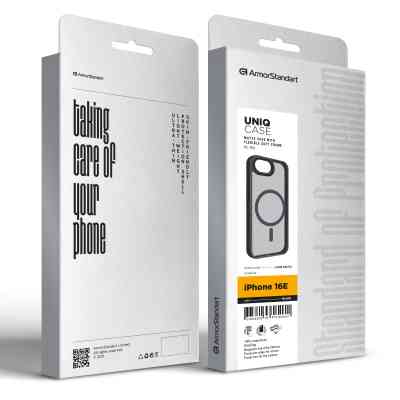 Чехол для мобильного телефона Armorstandart Uniq MagSafe Apple iPhone 16e Black (ARM83870) Винница
