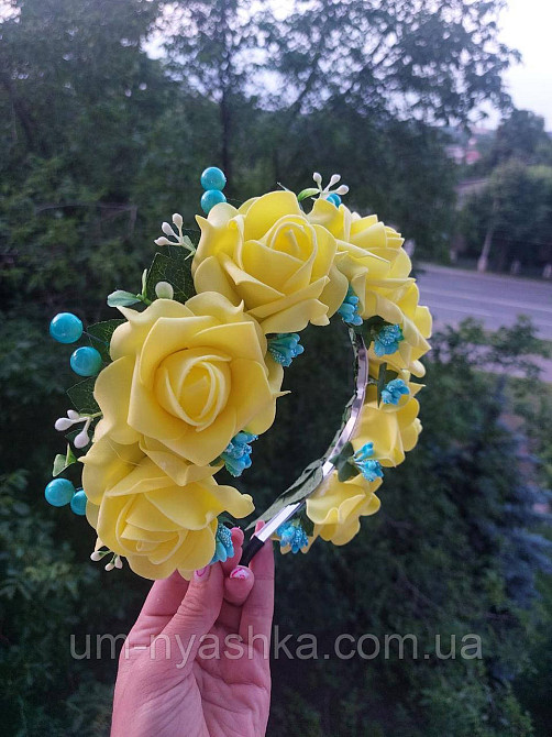 Віночок український жовто-блакитний Кривий Ріг - фото 5