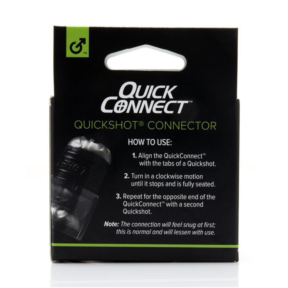 Адаптер Fleshlight Quickshot Quick Connect для соединения двух Квикшотов в одну игрушку Sex Aura Киев - изображение 4