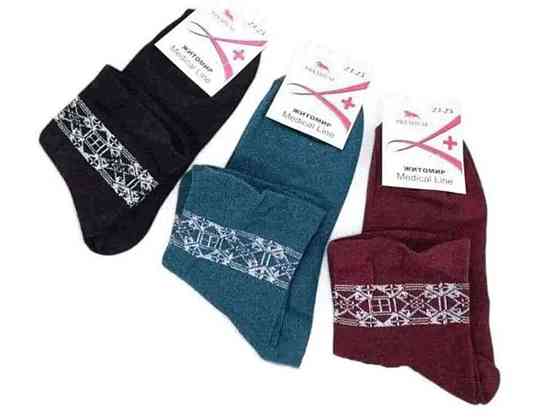 Носки женские на медицинской резинке арт.ЖМ0920 р.36-40 12пар ТМ MultiBrand Киев